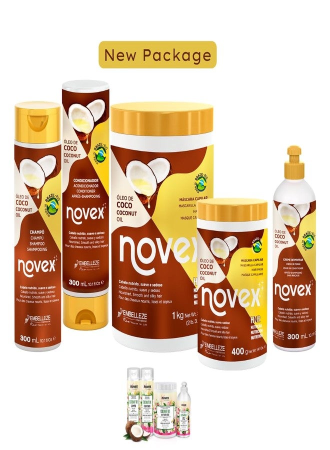 Novex Coconut Oil Deep Conditioning Mask, 35 oz - Infused with Pure 100% Organic Coconut Oil - Image 2